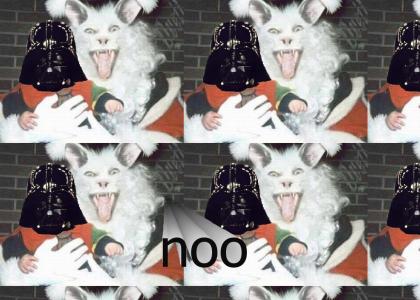 Vader gets attacked by a bunny