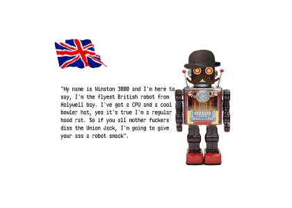 Fly British Robot!