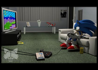 Sonic plays sonic(edit)