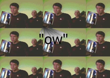 Riker trys FCing Next To You but is very frustrated due to the broken talkies so he uses his magic and picard is amazed then the