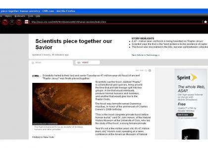 Raptor Jesus Fossil remains discovered