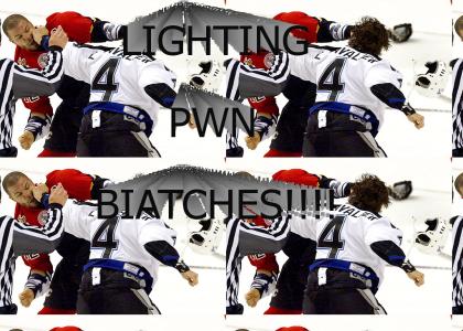 TEH LIGHTNING WILL WIN TEH CUP BIATCHES!!!!!