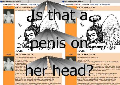Myspace Murder (A penis on her head?)