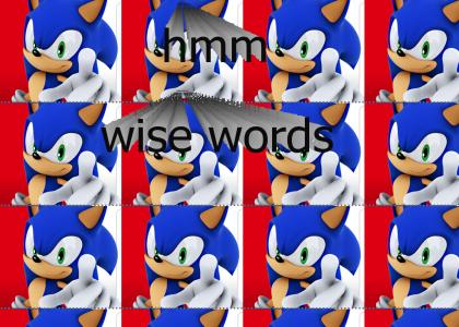 The best thing Sonic has ever said
