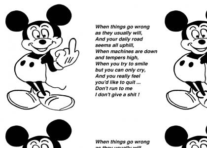 Mickey Mouse f*ck you