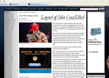 John Cena Legend Killed!