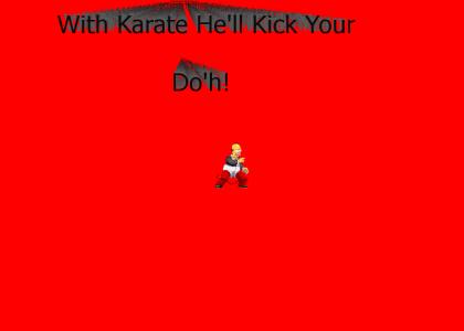 Karate Homer!