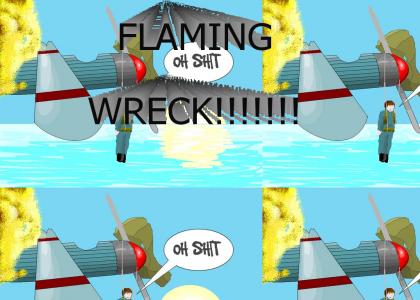 Flaming Wreck