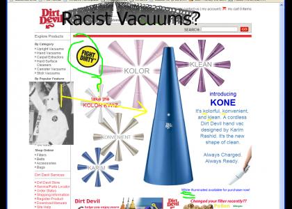 Racist Dirt Devil vacuums (Picture update)