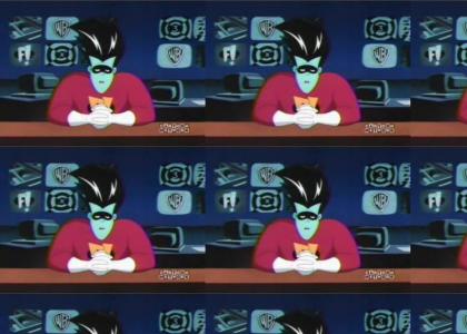 Freakazoid Tests the Emergency Broadcast System