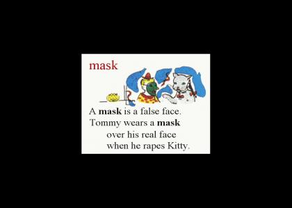 tommy wears a mask