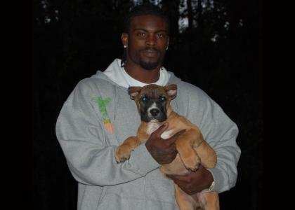 Michael Vick Stares Into Your Soul
