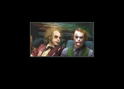 Beetlejuice meets the joker.