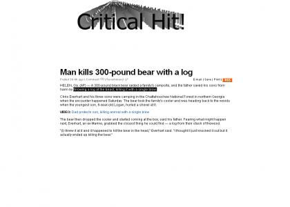 Epic Bear Defense