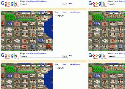 Google 8-bit maps