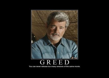 Greed equals credits