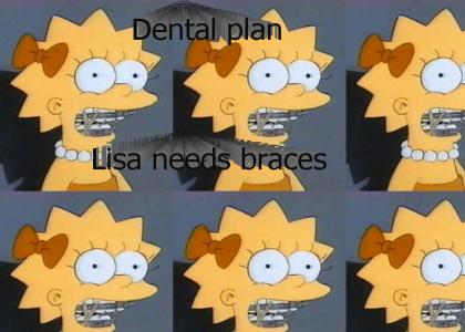 Dental plan Lisa needs braces