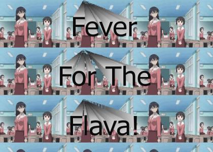 Kaorin has the fever (azumanga)