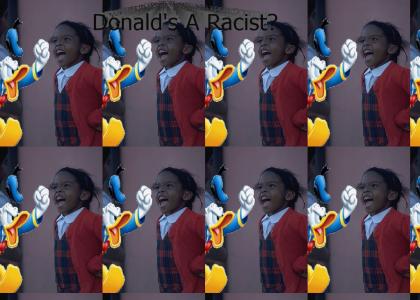 Donald Duck Doesn't Like Black People