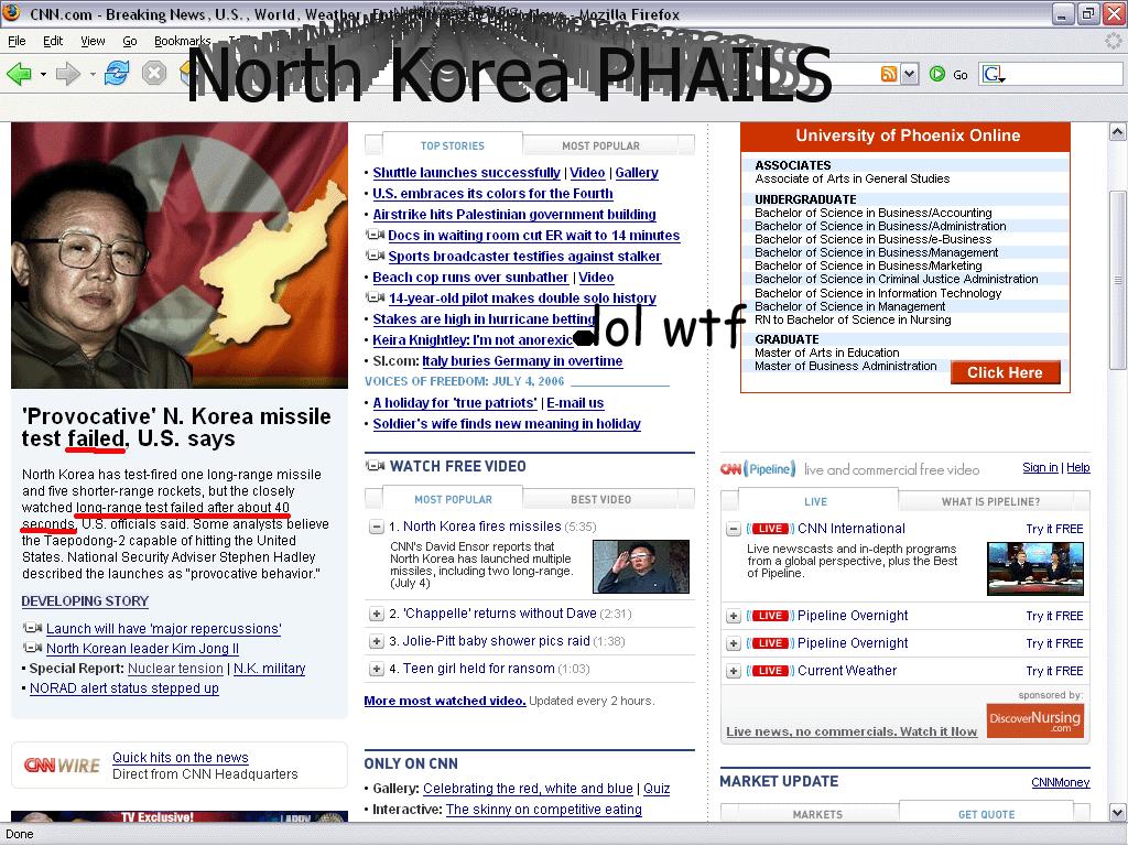 northkoreafails