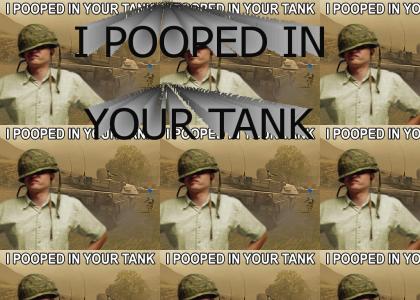 I pooped in your tank