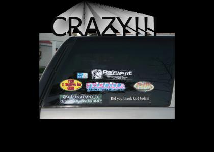 Crazy Christian Car