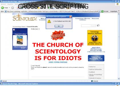 Scientology.org had ONE weakness...