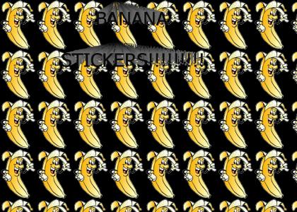 BANANA STICKERS!!!