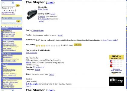 Rob Shneider is a stapler!