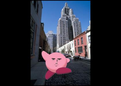 Kirby got serious and moves to the real world.