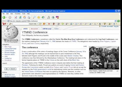 YTMND Conference 1945, Wiki Style Ver. 2