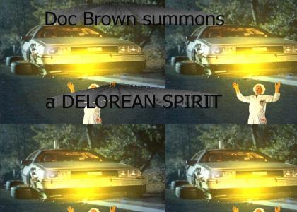Doc Brown Summons a DeLorean Spirit