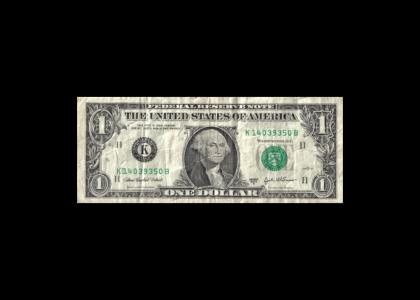 Actual Dollar Bill Misprint!