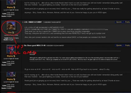 WoW Forums are serious business