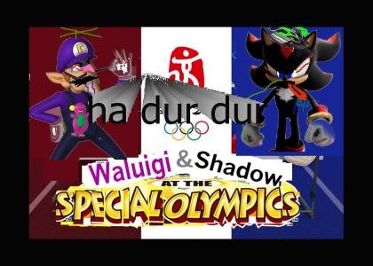 Waluigi and Shadow in the Special Olympics!