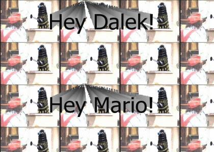 Mario and Luigi meet a Dalek!