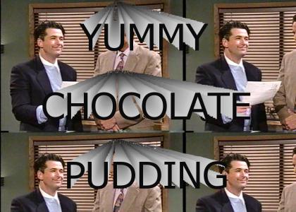 yummy chocolate pudding