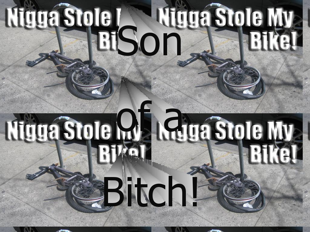 niggarapedmybike