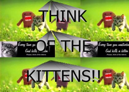 THINK OF THE KITTENS!!