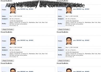 Mohammed Atta Myspace Suicide