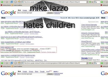 mike nicholas lazzo hates children
