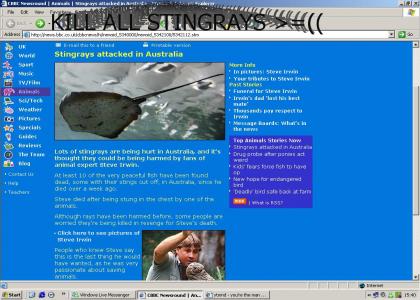 Stingrays attacked?