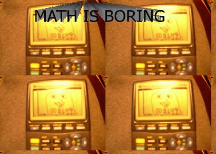 math is boring, o rly?