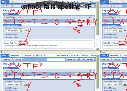 yahoo! fails spelling