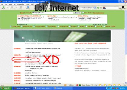 lol, group hug internet