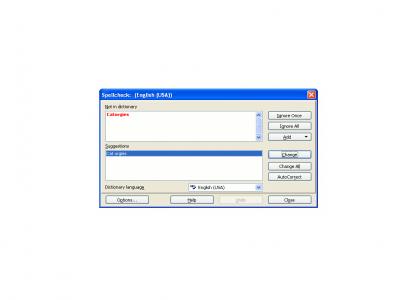 Kitty loves spell check