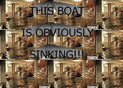 This Boat Is Obviously Sinking