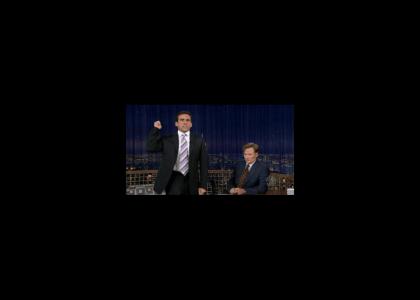 Steve Carell sells everything to you and Conan