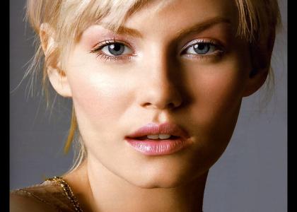 Elisha Cuthbert stares into your soul...