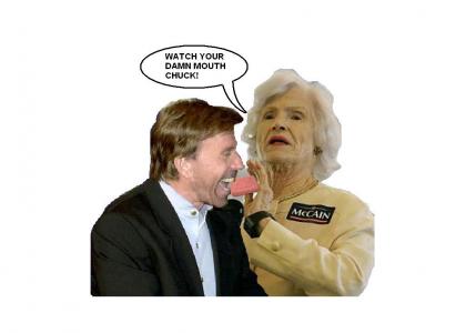 Roberta McCain Teaches Chuck a lesson